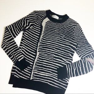 A.L.C. Sweaters - A.L.C Zebra Animal Print Wool Sweater A.L.C. Sweaters - A.L.C Zebra Animal Print Wool Sweater
